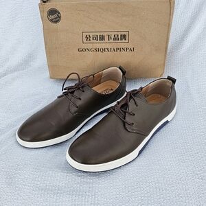 konhill Casual Oxford Shoes - Breathable Dress Shoes Loafers Lace-Up size 11.5